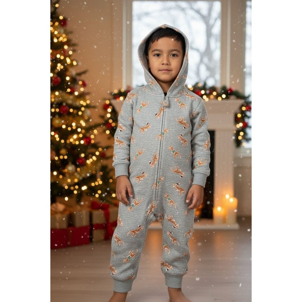 Tucker & Tate Baby Boy Hooded Romper 12M